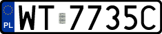 License plates of Poland, Regular car plates