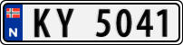 License plate of Norway, Trailers, motorcycles, special vehicles