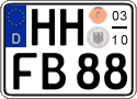German license plate, Seasonal plates