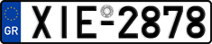 License plate of Greece, Cars