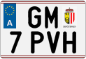 License plate of Austria, Regular plates