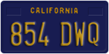 California, Passenger Car (123 ABC)
