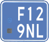 License plate of the Netherlands, Mopeds