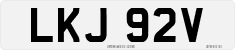 License plate of the United Kingdom, 1963 year system