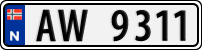 License plate of Norway, Trailers, motorcycles, special vehicles