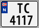 License plate of Norway, Trailers, motorcycles, special vehicles