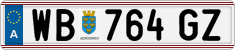 License plate of Austria, Regular plates