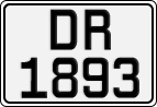 License plate of Norway, Trailers, motorcycles, special vehicles