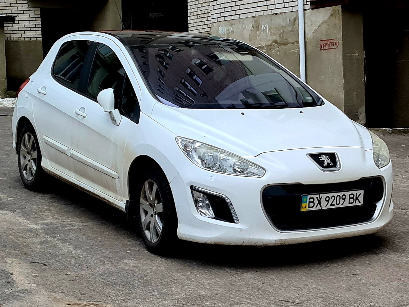 BX 9209 BK, Peugeot 308 1st gen 5-door Hatch (T7), 1st facelift, 2011–2013 (–2015 for LATAM-market)