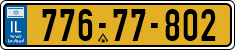 License plate of Israel, Regular plates