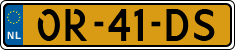 License plate of the Netherlands, Semi-trailers