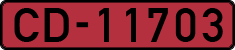 License plate of Latvia, Diplomatic
