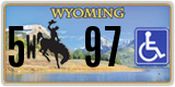 Wyoming, Vehicles for disabled persons (1(2) 123)