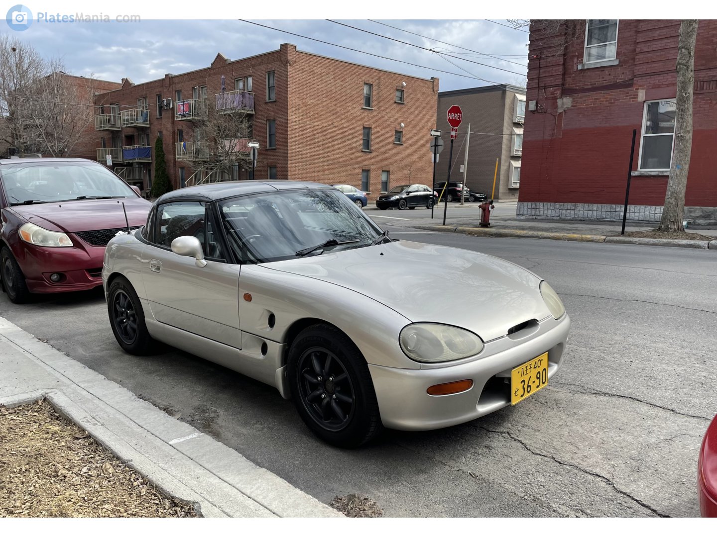 八王子 40 せ 3690, License plate without vehicle 