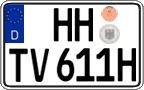 German license plate, Plates for oldtimers (type 