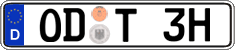 German license plate, Plates for oldtimers (type 