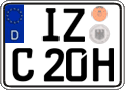 German license plate, Plates for oldtimers (type 