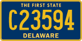 Delaware, Commercial vehicles (C12345)