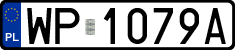 License plates of Poland, Regular car plates