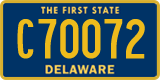Delaware, Commercial vehicles (C12345)