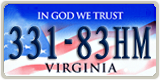 Virginia, In God We Trust (123-45AB)