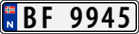License plate of Norway, Trailers, motorcycles, special vehicles