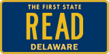Delaware, Vanity Plates
