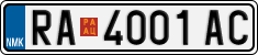 License plate of North Macedonia, Regular plates (2012)