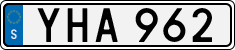 License plate of Sweden, Regular plates