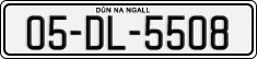 License plate of Ireland, Regular plates