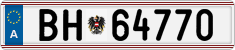 License plate of Austria, Official services and consulates