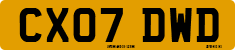 License plate of the United Kingdom, 2001 year system
