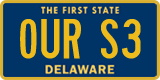 Delaware, Vanity Plates