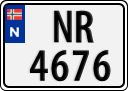 License plate of Norway, Trailers, motorcycles, special vehicles