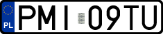 License plates of Poland, Regular car plates