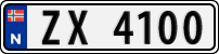 License plate of Norway, Trailers, motorcycles, special vehicles