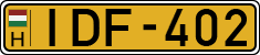license plates of Hungary, Commercial vehicles (1990)