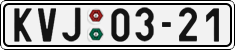 License plate of the Czech Republic, Cars (1960)