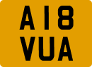 License plate of the United Kingdom, 1983 year system