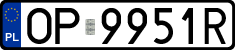 License plates of Poland, Regular car plates