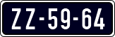 License plate of the Netherlands, Except vehicles / Oldtimers