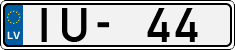 License plate of Latvia, Regular car plates