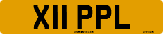 License plate of the United Kingdom, 1983 year system