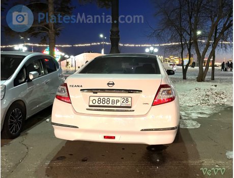 о888вр28, Nissan Teana