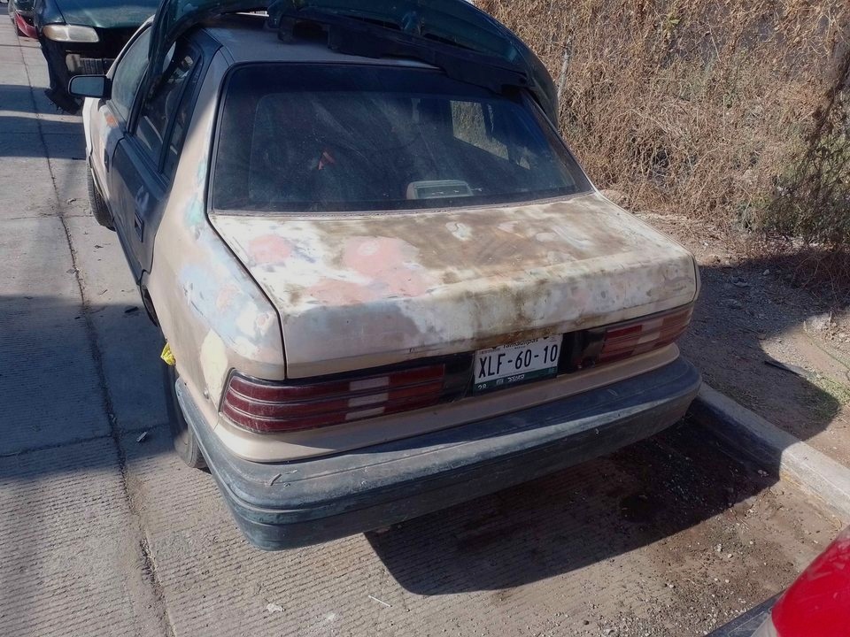 XLF-60-10, Dodge Shadow 1st gen 4-door Sedan (44; P-body), facelift, 1988–1994