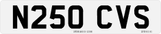 License plate of the United Kingdom, 1983 year system