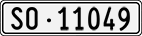 License plate of Switzerland, Cars