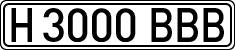 License plates of Spain, Specialty plates