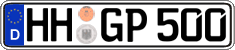 German license plate, Regular plates