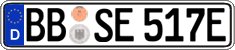 German license plate, Electric vehicles
